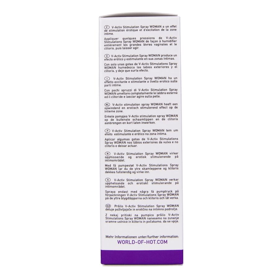HOT - V-Activ Stimulerende Spray for henne 50 ml