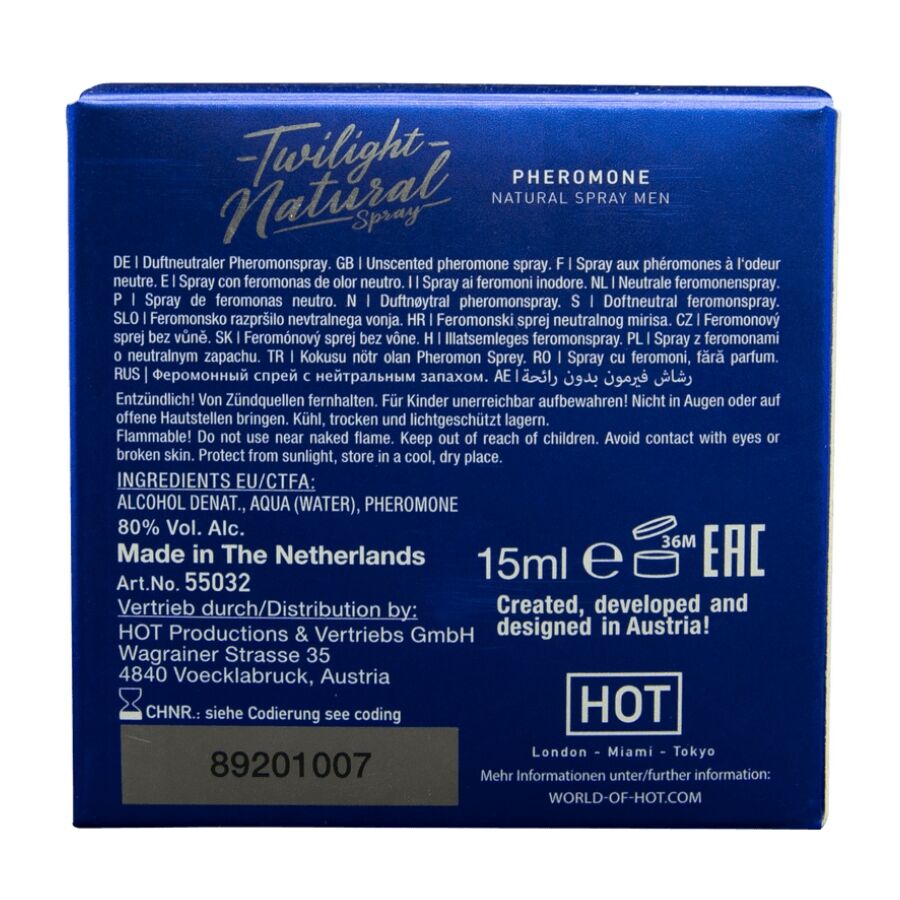HOT - Twilight Feromon Naturlig til menn 15 ml