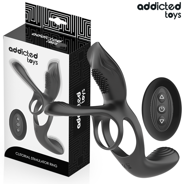 ADDICTED TOYS - Dobbel Penisring med Klitorisstimulator
