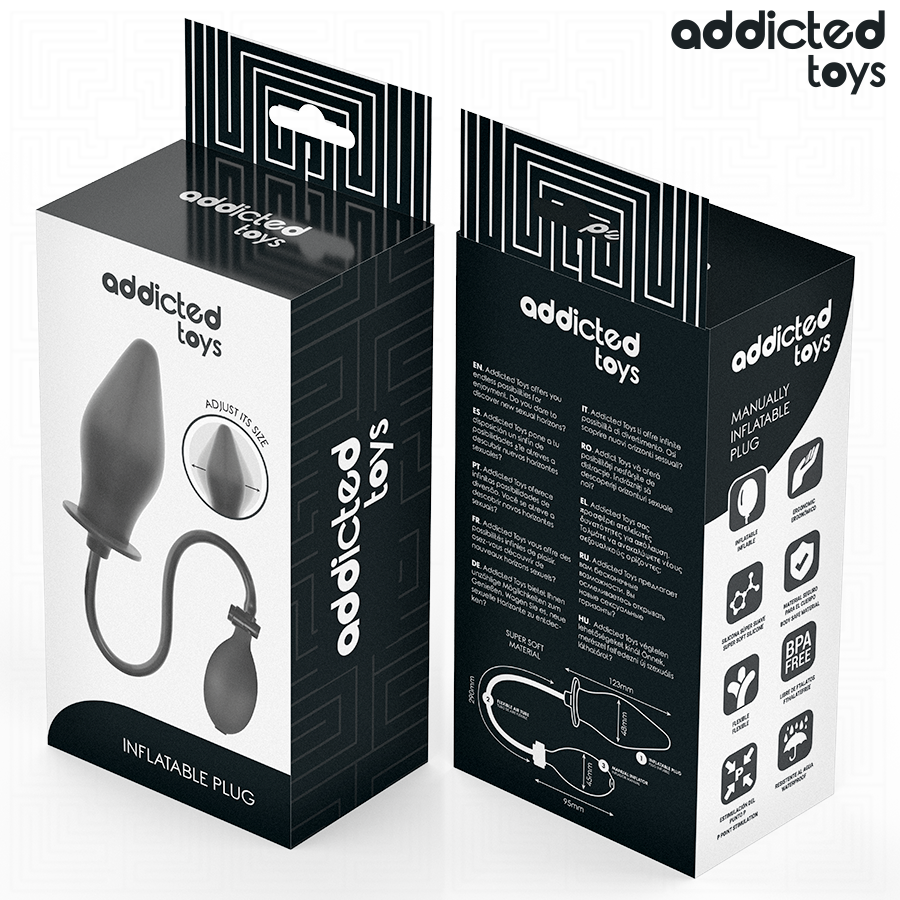 ADDICTED TOYS - Oppblåsbar Analplugg Modell 2
