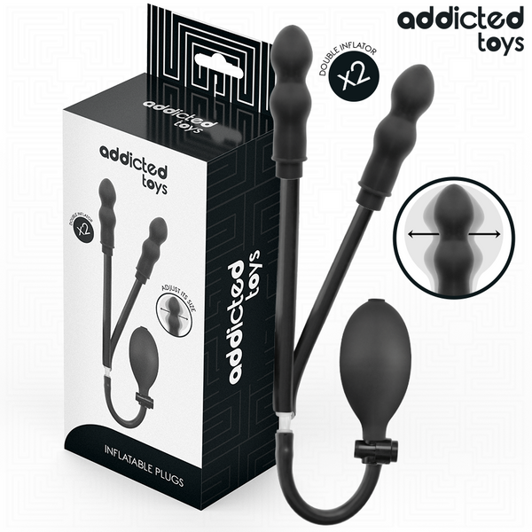 ADDICTED TOYS - Oppblåsbar Dobbel Analplugg Modell 1