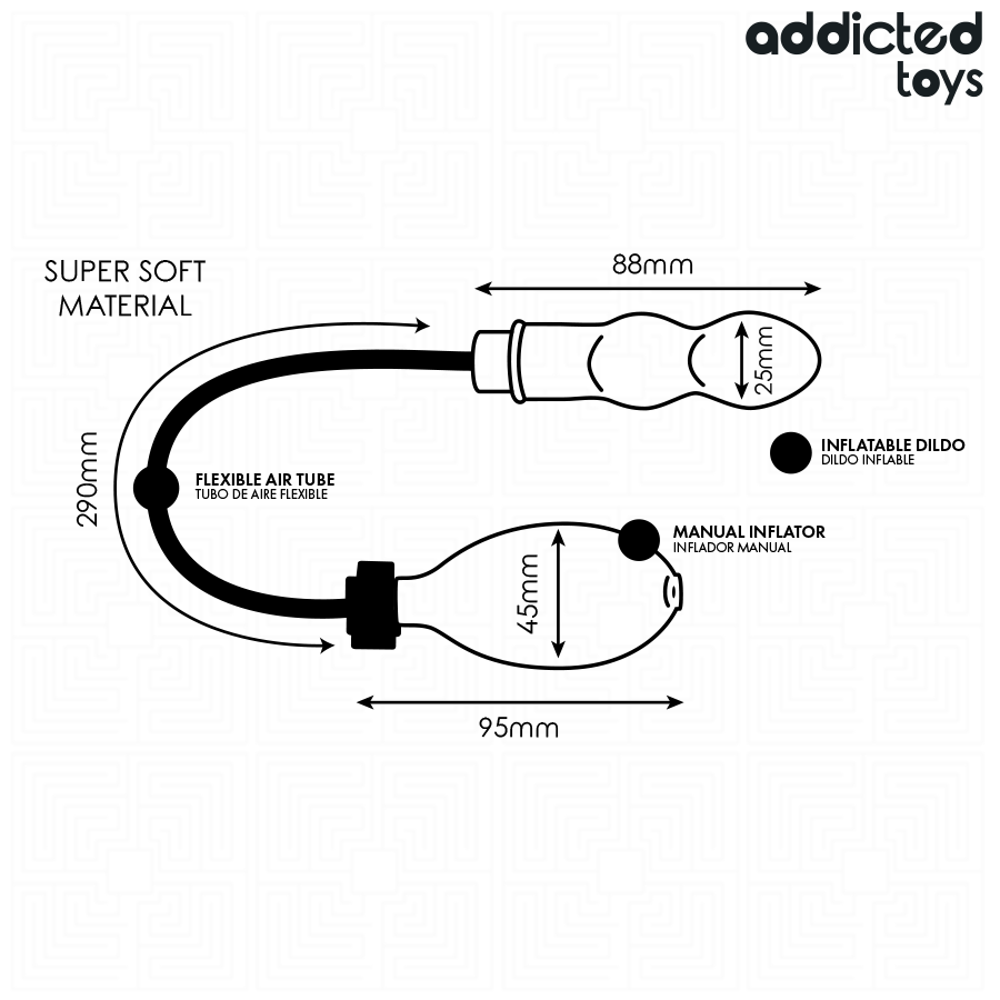 ADDICTED TOYS - Oppblåsbar Analplugg Modell 1