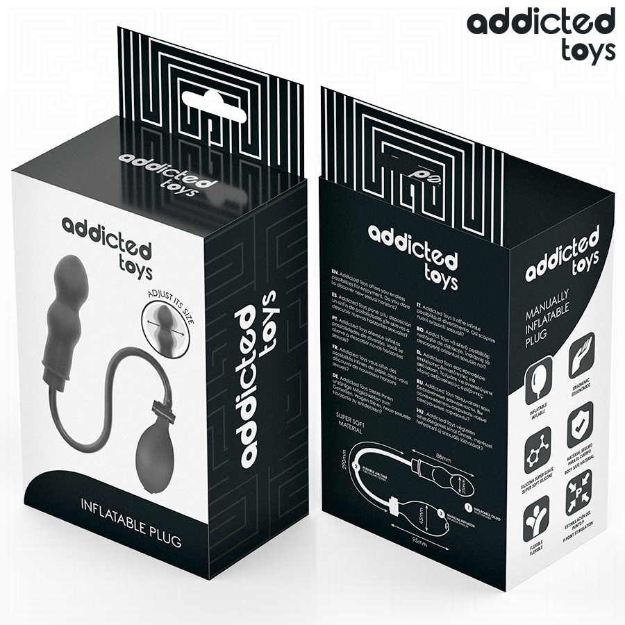 ADDICTED TOYS - Oppblåsbar Analplugg Modell 1