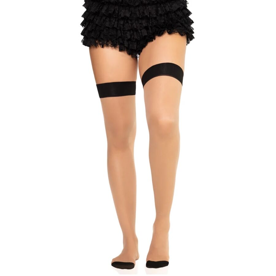 LEG AVENUE - Strømpebukse i Spandex med Bakre Søm