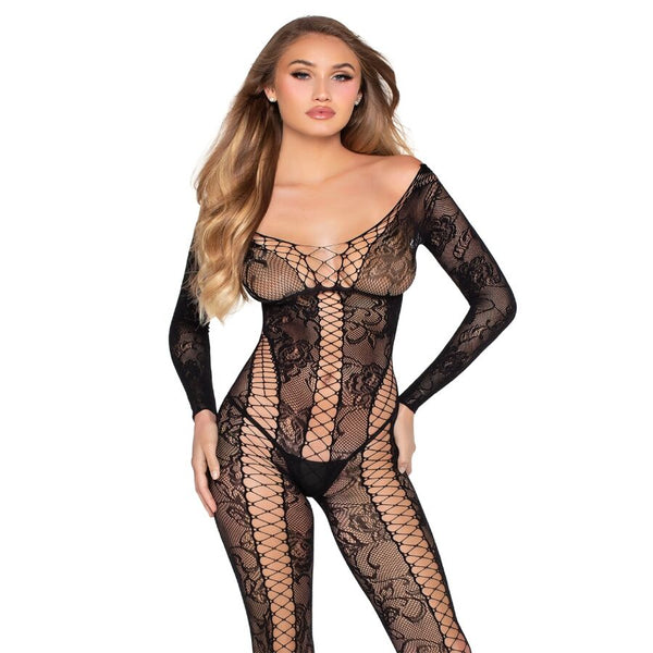 LEG AVENUE - Netting & blonde Jumpsuit