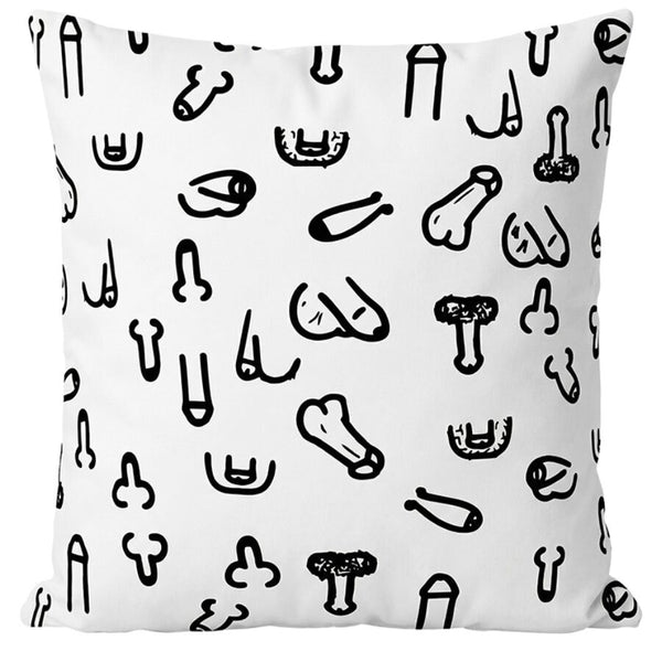 DIABLO PICANTE - Pute med penis-motiv 30 x 30 cm
