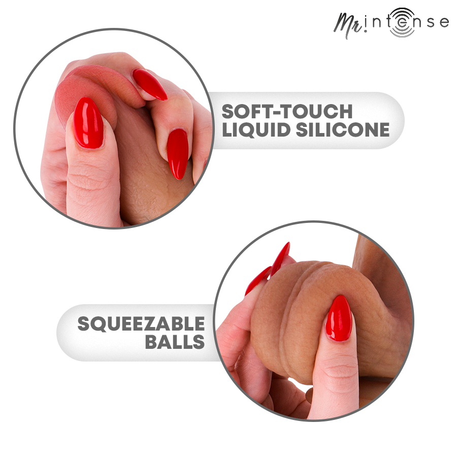 Mr Intense - Bruce S realistisk dildo med baller 17,8 cm