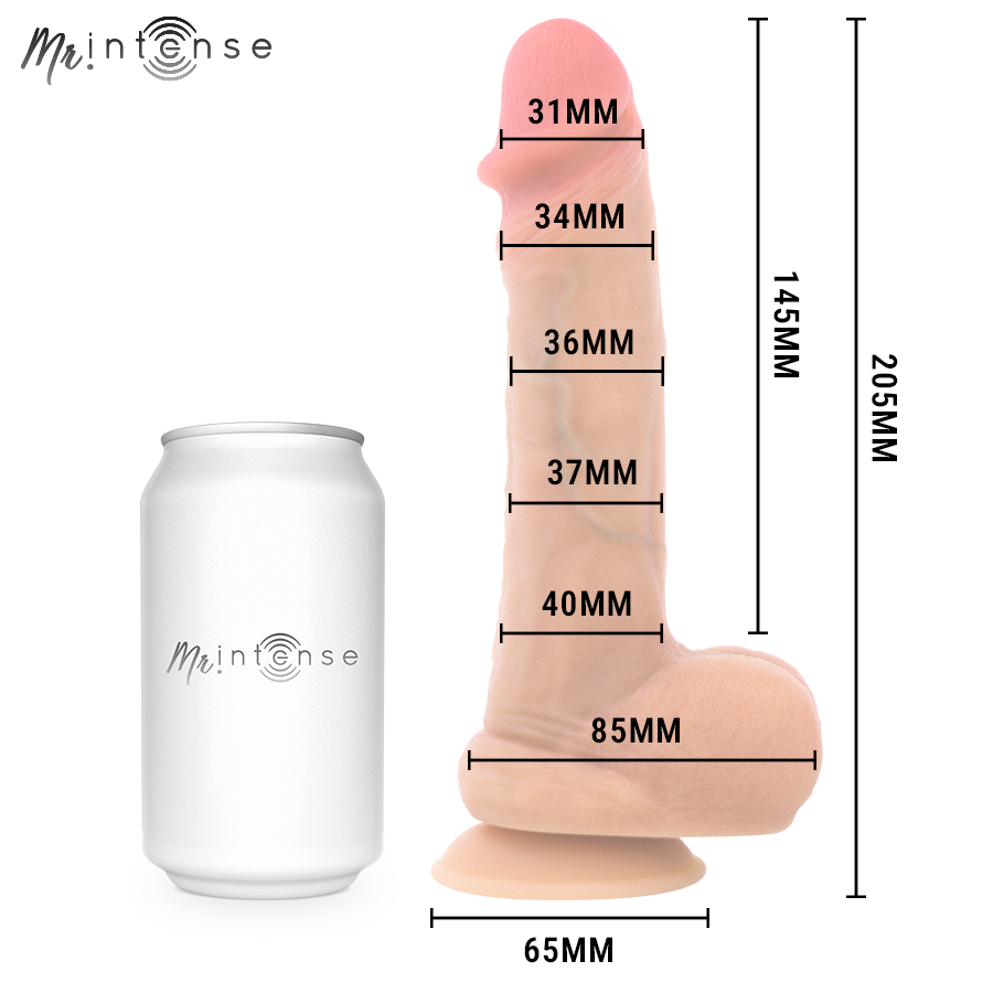 Mr Intense - Danny sprøytende realistisk dildo 20,5 cm