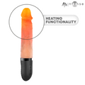 Mr Intense - Jean realistisk vibrator med støtefunksjon og varme 24 cm