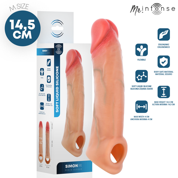 Mr Intense - Simon M penissleeve 14,5 cm