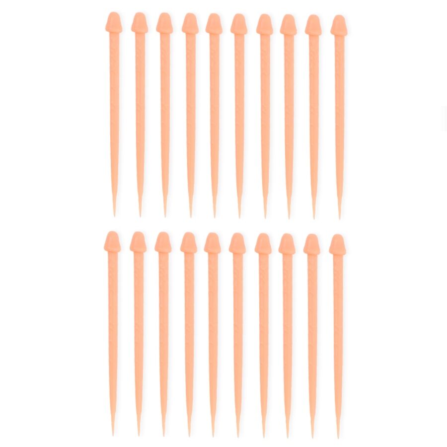 DIABLO PICANTE - Penisformede matpinner 20-pakning