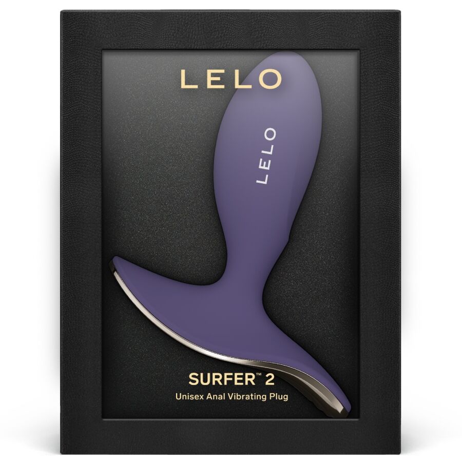 LELO - Surfer 2 Unisex Vibrerende Analplugg Cyber