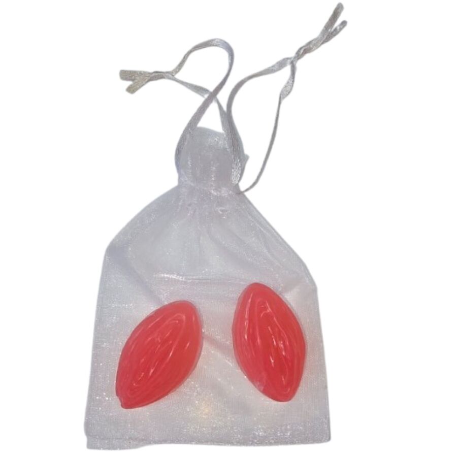 DIABLO PICANTE - Parfymert såpe Vagina-form Rød 2-pakning