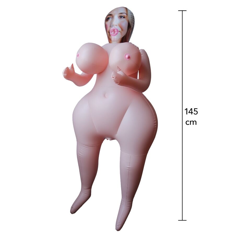 HIDDEN DESIRE - Heavy Heather Oppblåsbar sexdukke 145 cm