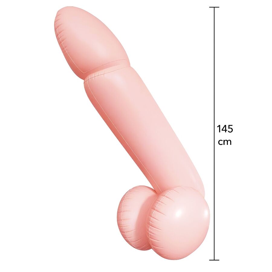 HIDDEN DESIRE - Giant Willy Oppblåsbar penis 145 cm