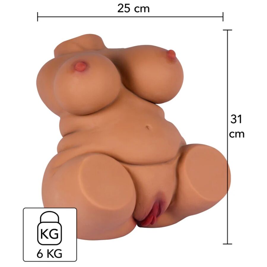 HIDDEN DESIRE - Fat Fuck Queen Torso-masturbator 6 kg