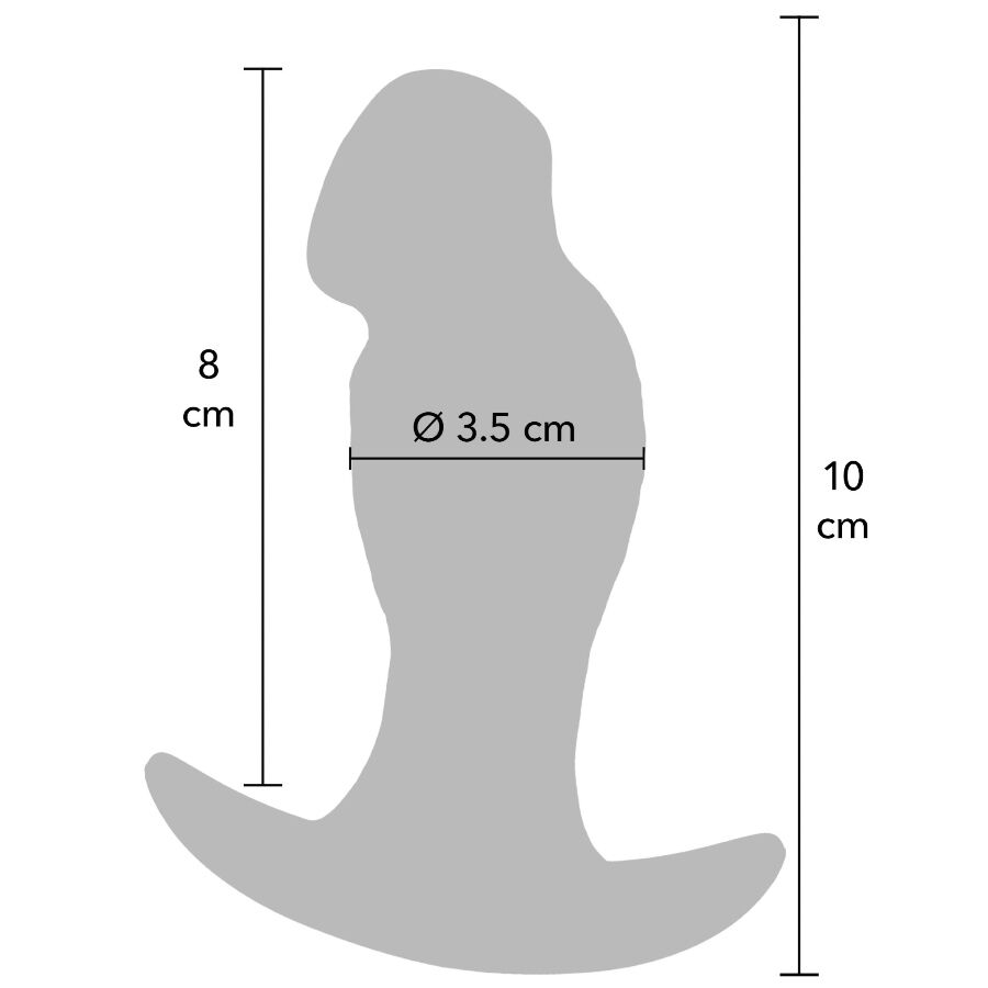HIDDEN DESIRE - Inferno Realistisk Buttplug 10 cm