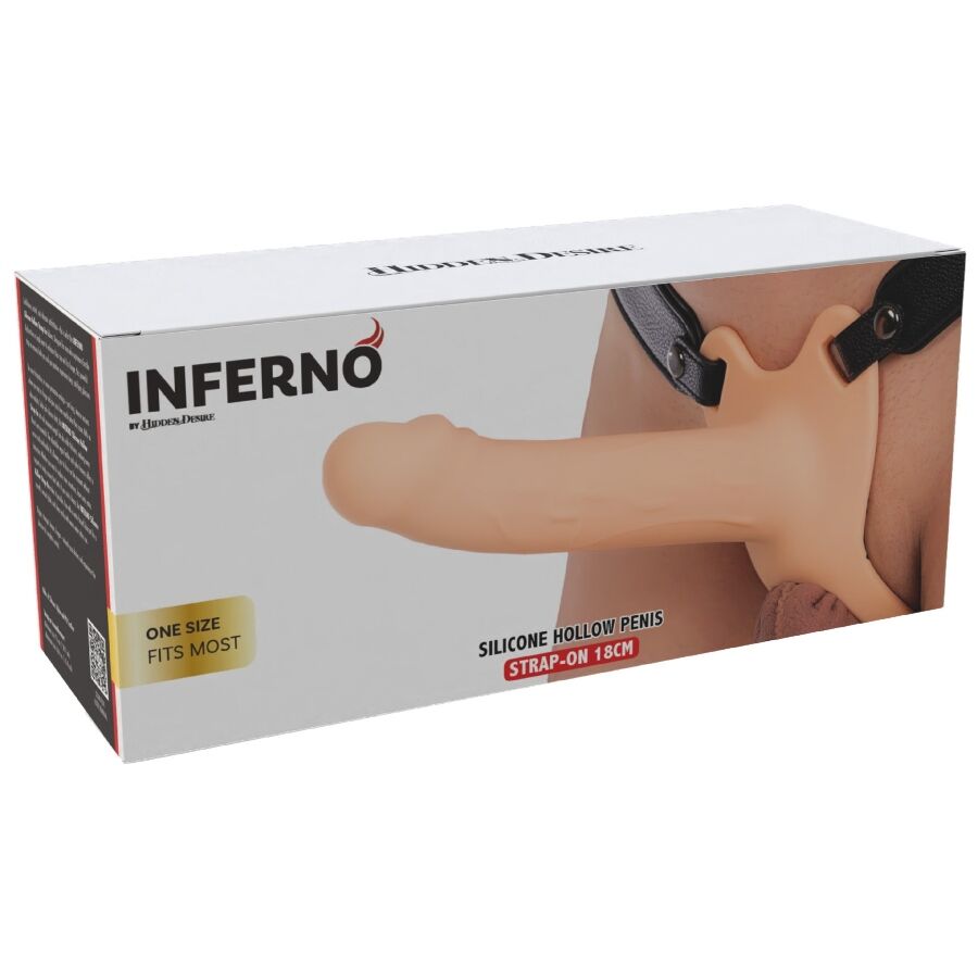 HIDDEN DESIRE - Inferno Penissleeve strap-on Silikon 18 cm