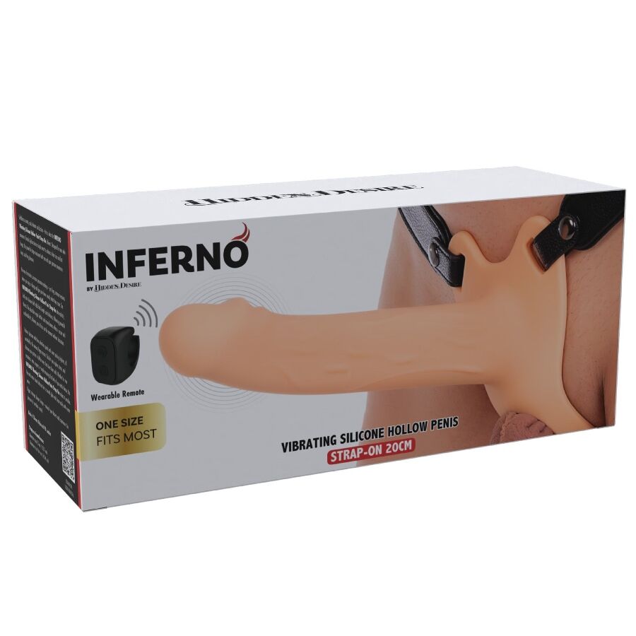HIDDEN DESIRE - Inferno Hul Strap-on 20 cm