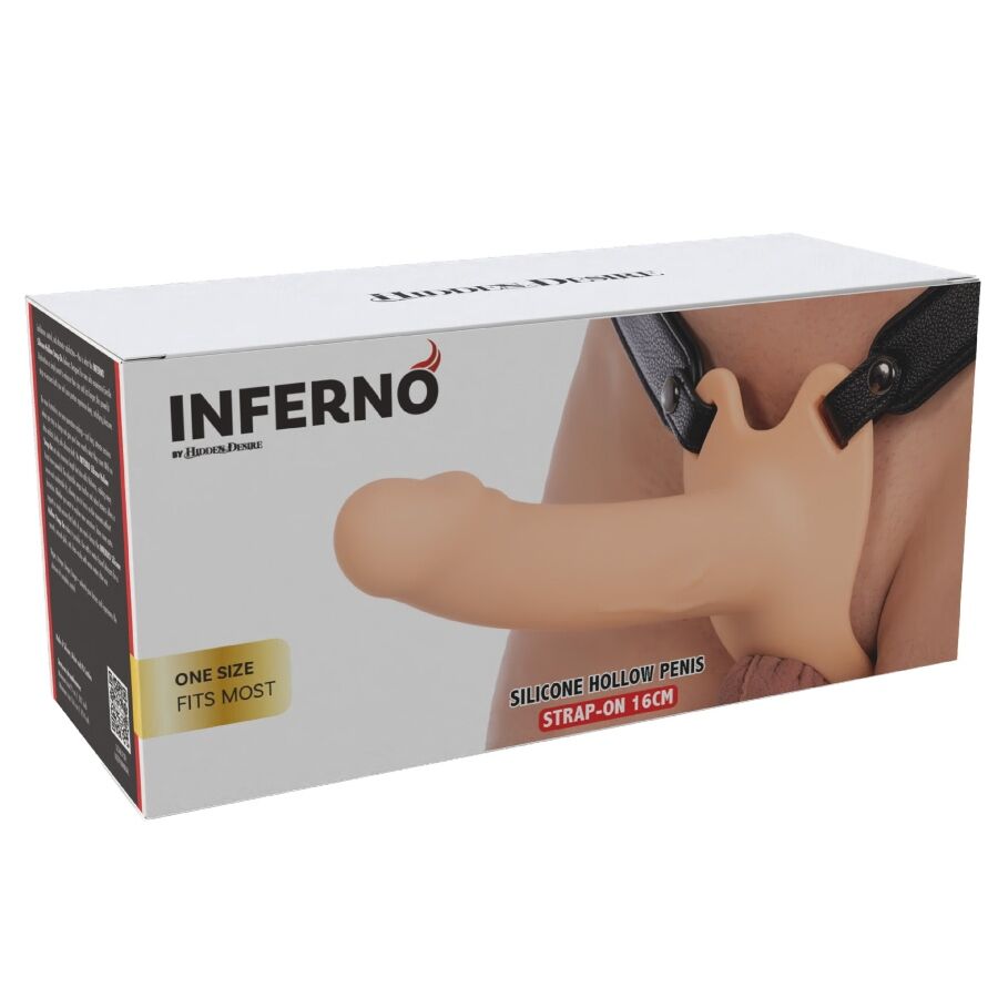 HIDDEN DESIRE - Inferno Penissleeve strap-on 16 cm