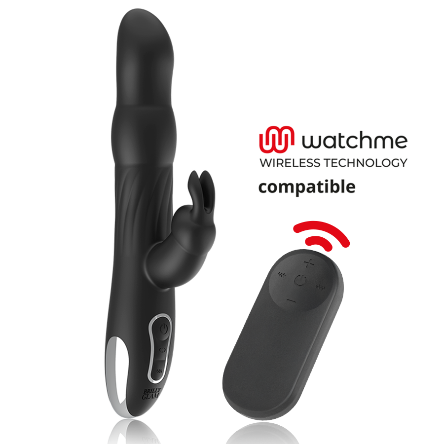 BRILLY GLAM - Moebius Rabbitvibrator & Rotator med WatchMe-fjernkontroll