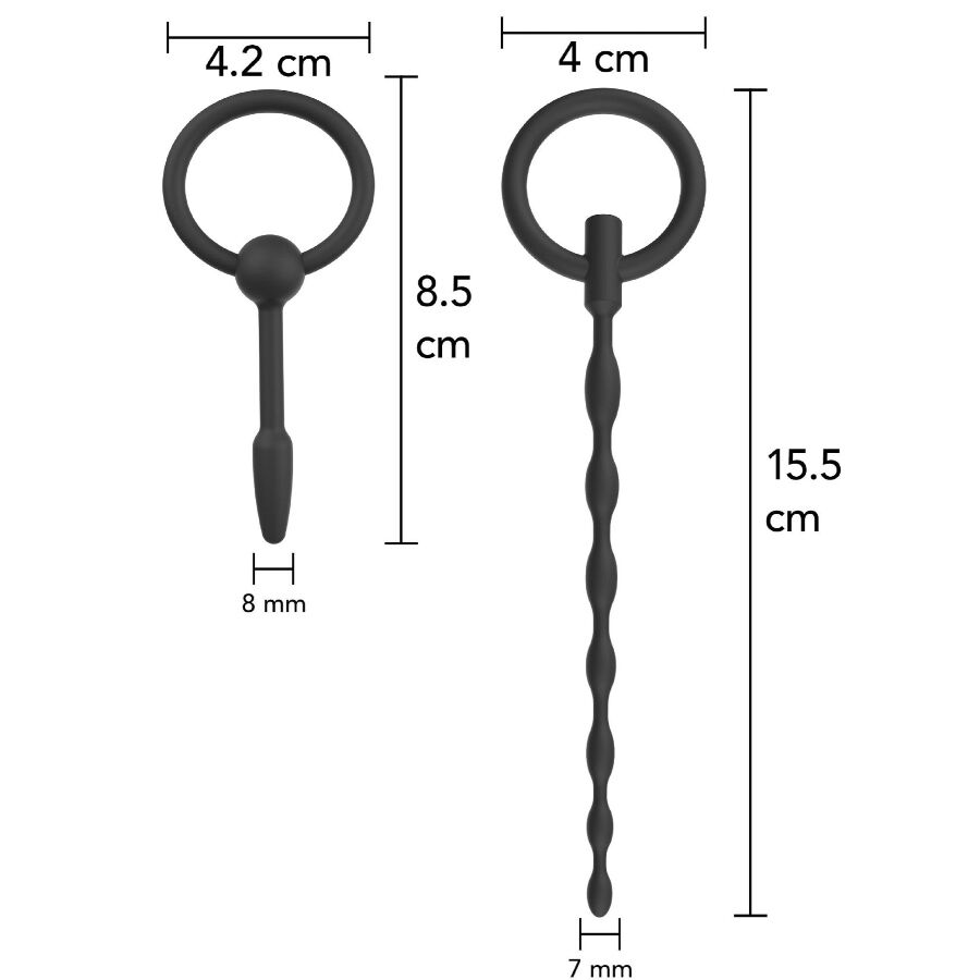 HIDDEN DESIRE - Extreme Starter Urethral sound-sett 2 stk