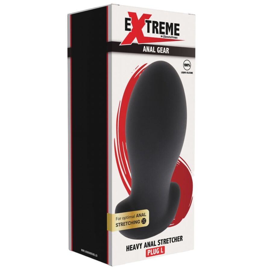 HIDDEN DESIRE - Extreme Heavy Analstrekker-plugg Large