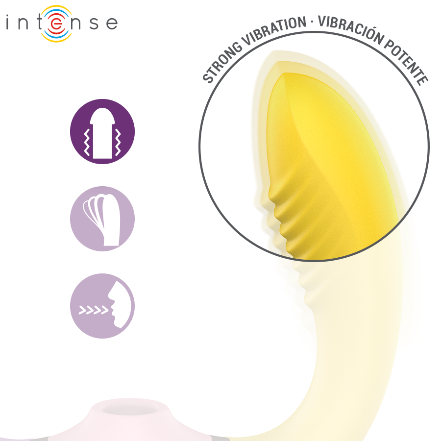INTENSE - Willow 3-i-1 Sugende og Vibrerende Stimulator