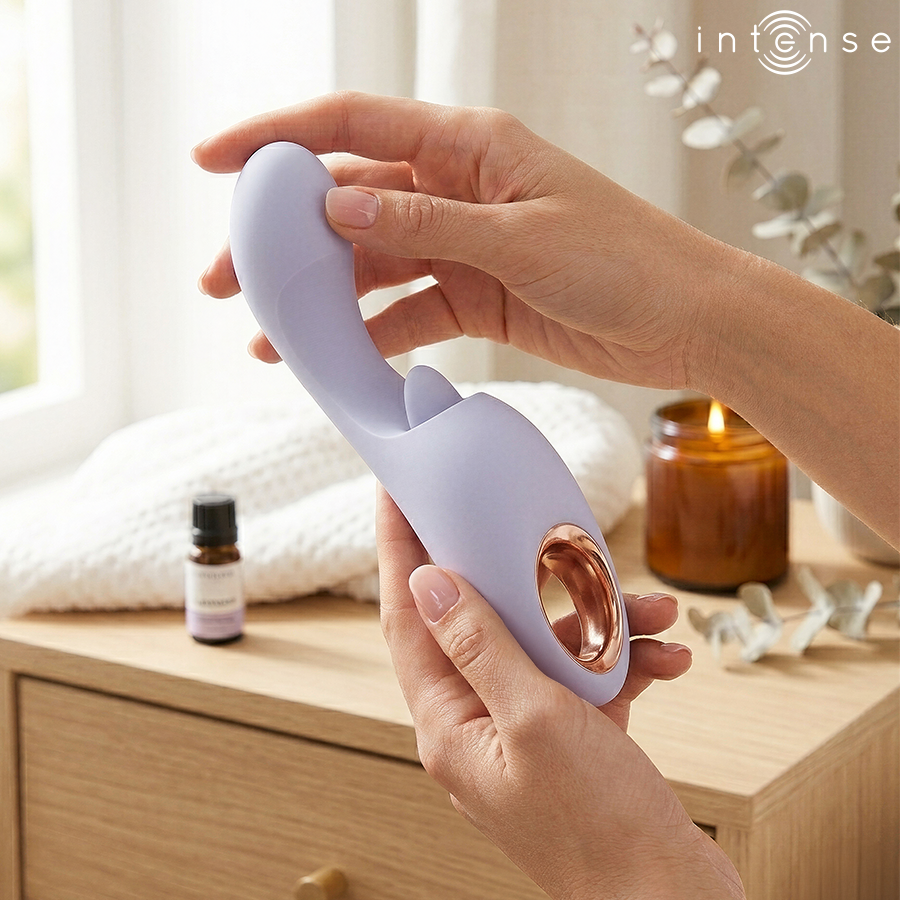 INTENSE - Anya Vibrerende Stimulator med Roterende Bevegelse Lavendel