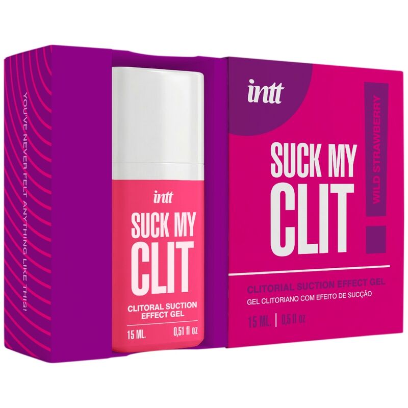 INTT - Suck My Clit Sugeeffekt-gel Villjordbær 15 ml