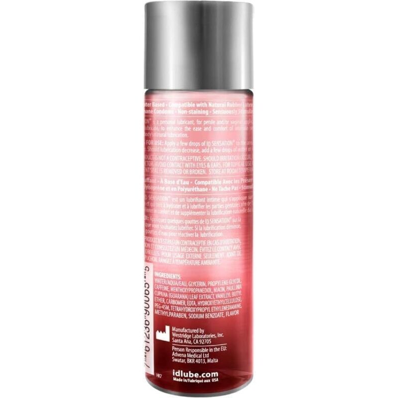 ID SENSATION - Vannbasert Glidemiddel med Varmeeffekt 250 ml