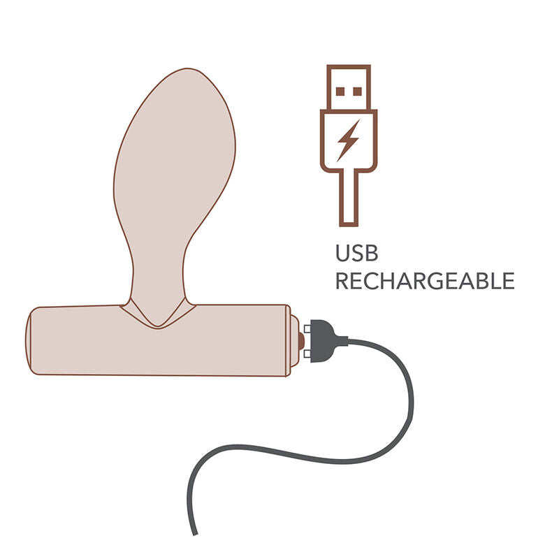 ROCKS-OFF - Nova Orbital Oppladbar Premium Analplugg 16 Funksjoner