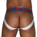 MACHO - Jockstrap Hvit + Mørkeblå