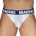 MACHO - Jockstrap Hvit + Marineblå