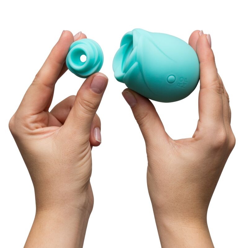 ROMP - Rose Glow klitorisstimulator med sug selvlysende