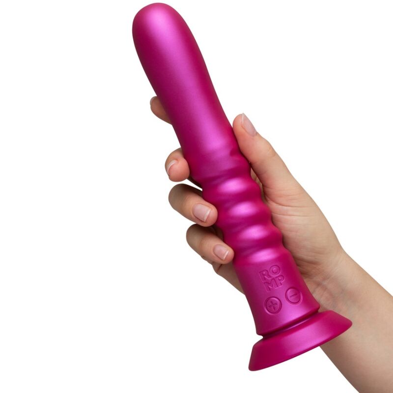 ROMP - Jiggle Støtende Vibrator med Sugekopp