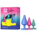 ROMP - Luster Analtreningssett S/M/L med blomsterbase