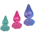 ROMP - Luster Analtreningssett S/M/L med blomsterbase