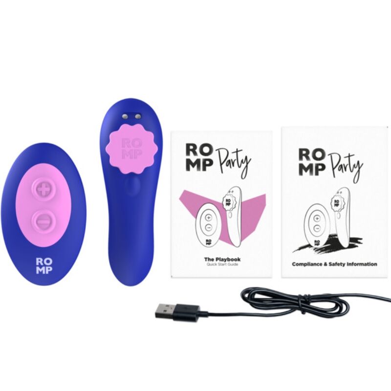 ROMP - Party Magnetisk vibrerende trusevibrator med fjernkontroll