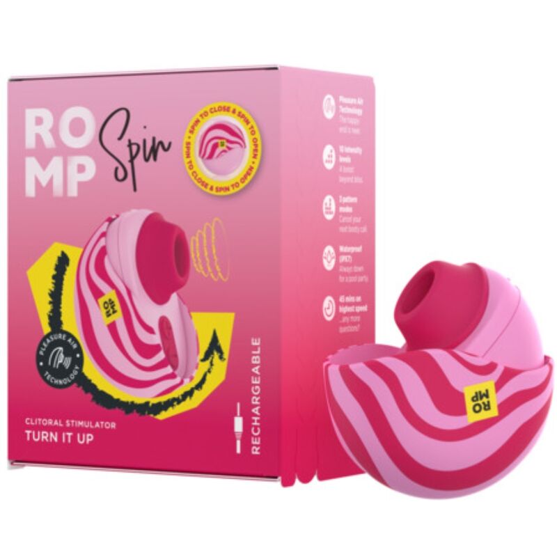 ROMP - Spin klitorissuger med roterende åpning og lukking
