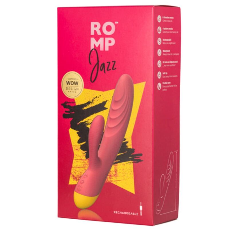 ROMP - Jazz Oppladbar Rabbitvibrator