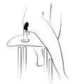 ROMP - Piccolo Silikondildo med Sugekopp Trefarget 14 cm