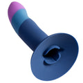 ROMP - Piccolo Silikondildo med Sugekopp Trefarget 14 cm