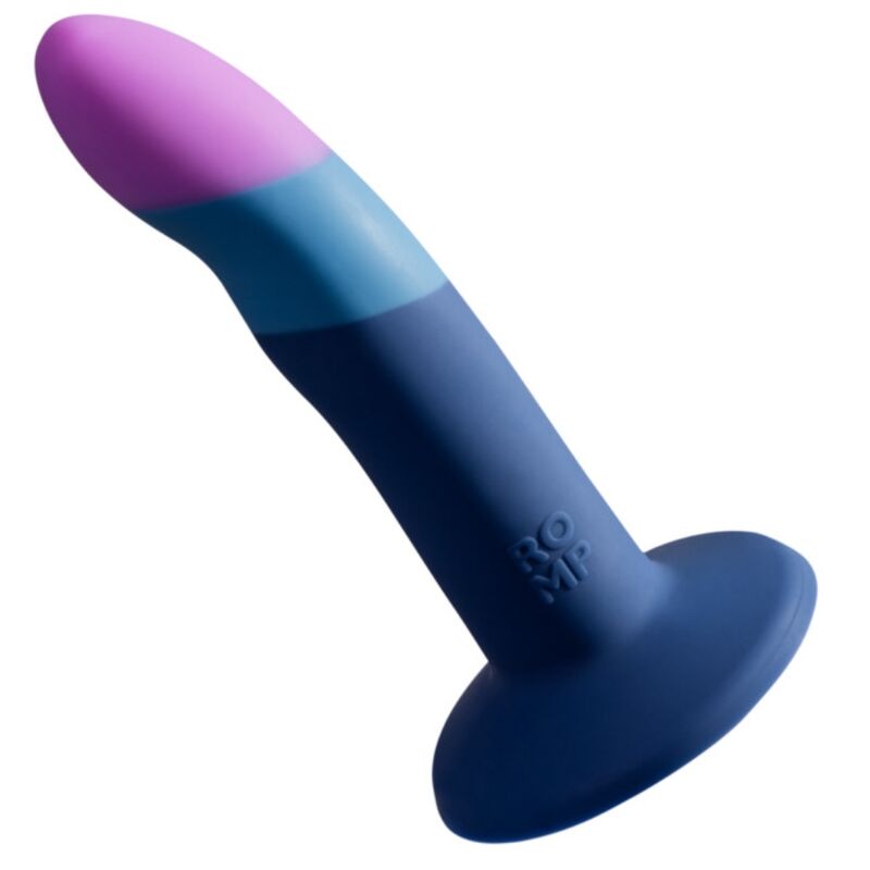 ROMP - Piccolo Seletøy + Silikondildo med Sugekopp Trefarget 14 cm