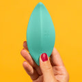 ROMP - Wave Vibrator klitorisstimulator ergonomisk form Aquagrønn