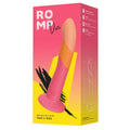 ROMP - Dizi Silikondildo med Sugekopp Trefarget 18 cm