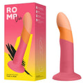 ROMP - Dizi Silikondildo med Sugekopp Trefarget 18 cm