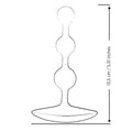 ROMP - Amp Fleksible Silikon Analkuler Lilla 13,5 cm
