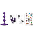 ROMP - Amp Fleksible Silikon Analkuler Lilla 13,5 cm
