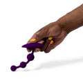 ROMP - Amp Fleksible Silikon Analkuler Lilla 13,5 cm